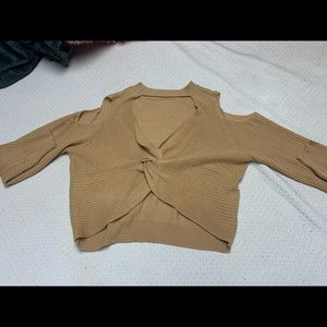 SHEIN sweater, mustard yellow, size large